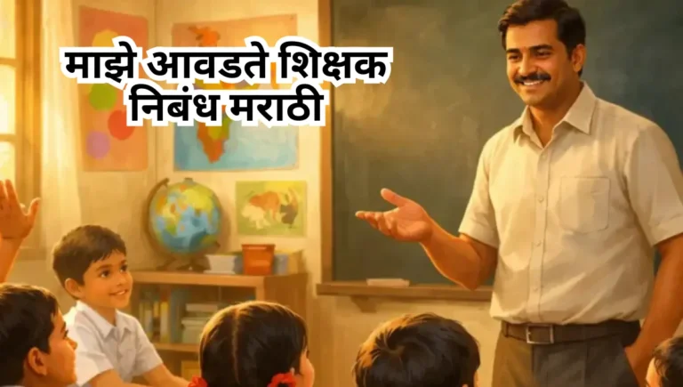 My Favourite Teacher Essay in Marathi: माझे आवडते शिक्षक निबंध मराठी