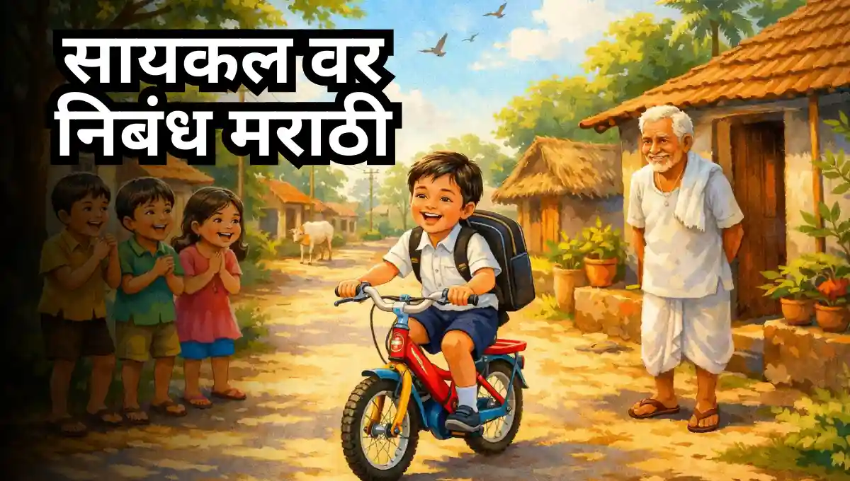 Cycle Var Nibandh in Marathi: सायकल वर निबंध मराठी