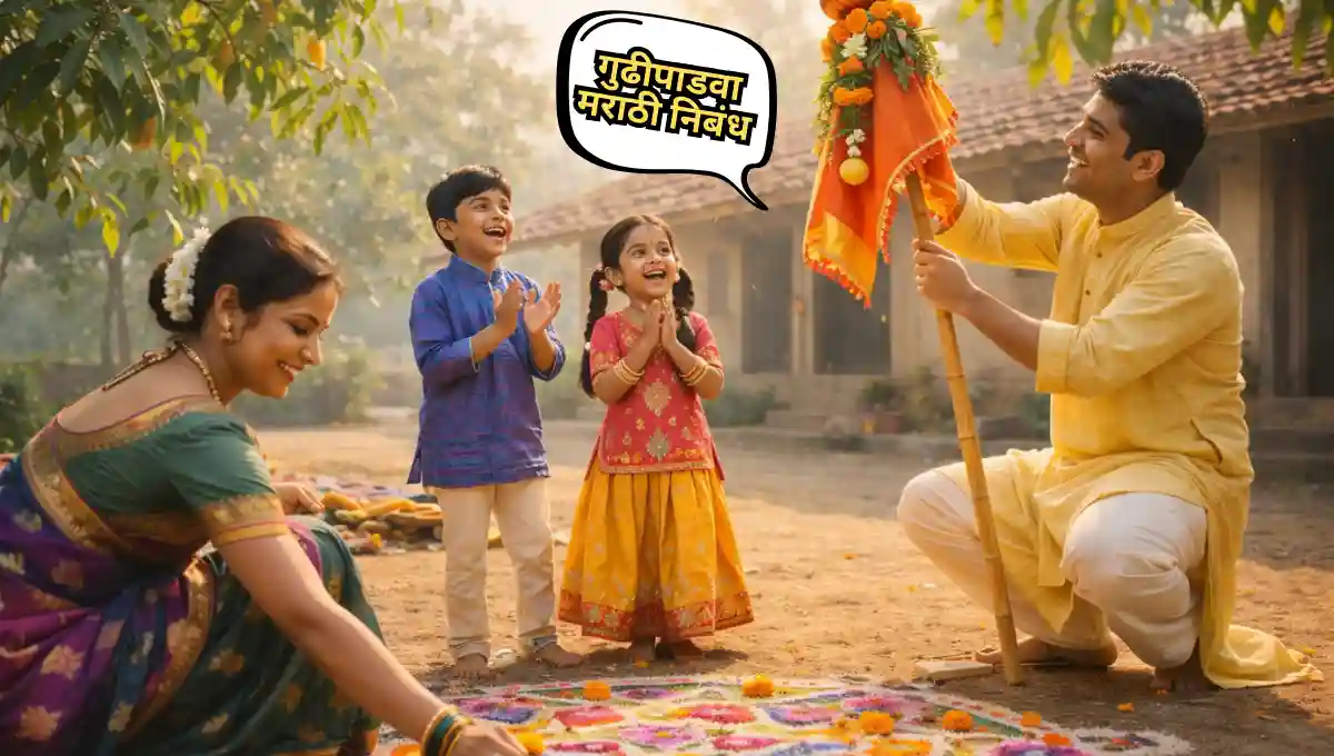 Gudi Padwa Essay In Marathi: गुढीपाडवा मराठी निबंध