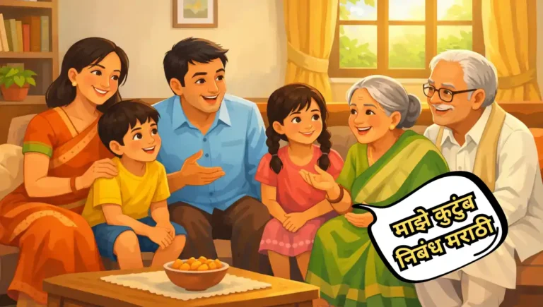 My Family Essay in Marathi: माझे कुटुंब निबंध मराठी